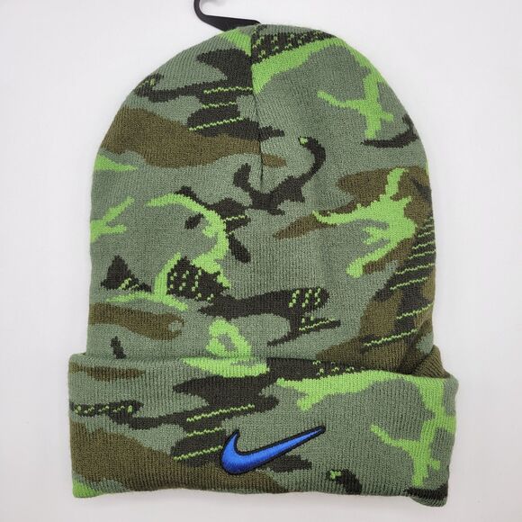 Pitt Panthers Nike Mens Womens Beanie Camo Military Appreciation Cuffed Knit - Picture 2 of 6